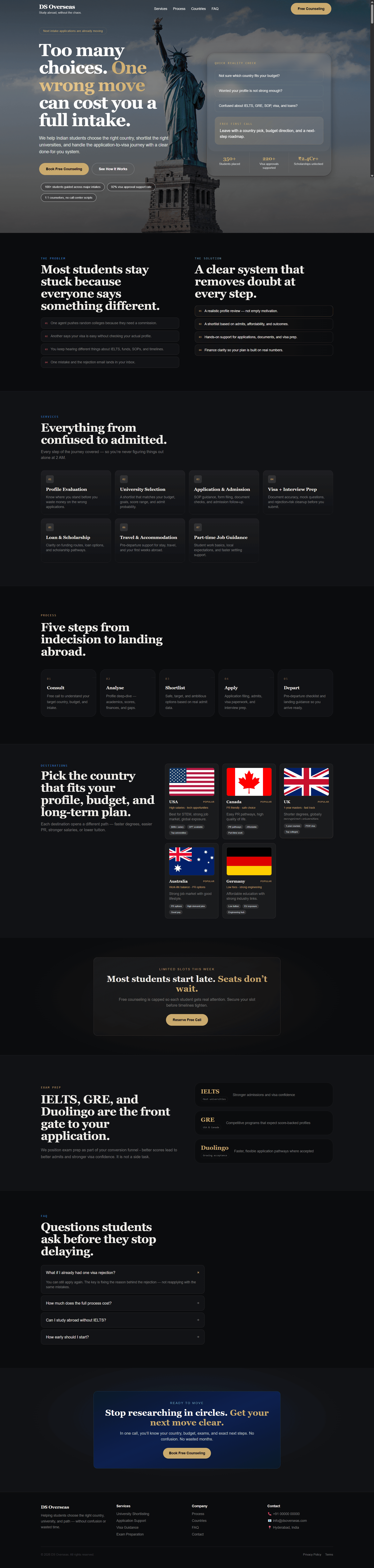 Streamlined Overseas Client Handling and Delivery full-page screenshot